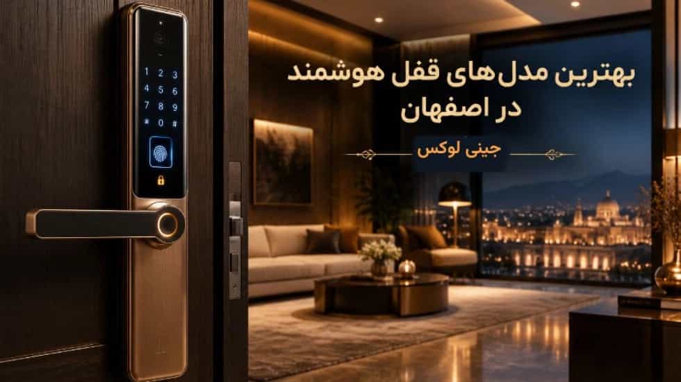 بهترین مدل‌ های قفل هوشمند در اصفهان برای خانه و محل کار